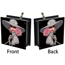 Load image into Gallery viewer, Elegant Lady DIY Money Storage Box Diamond Art Decors for Adults Beginners
