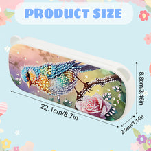 Load image into Gallery viewer, Bird Pattern DIY Diamond Pencil Case Pens Brushes Accessories Travel Pencil Box
