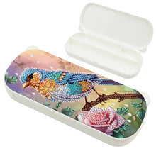 Load image into Gallery viewer, Bird Pattern DIY Diamond Pencil Case Pens Brushes Accessories Travel Pencil Box
