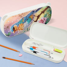 Load image into Gallery viewer, Bird Pattern DIY Diamond Pencil Case Pens Brushes Accessories Travel Pencil Box
