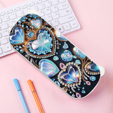 Load image into Gallery viewer, Crystal DIY Diamond Pencil Case Pen Brushes Accessories Travel Pencil Box

