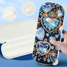 Load image into Gallery viewer, Crystal DIY Diamond Pencil Case Pen Brushes Accessories Travel Pencil Box
