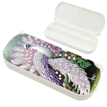 Load image into Gallery viewer, Peacock DIY Diamond Pencil Case Pen Brushes Accessories Travel Pencil Box
