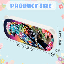Load image into Gallery viewer, Parrot Pattern DIY Diamond Pencil Case Pen Brushes Accessories Travel Pencil Box
