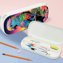 Load image into Gallery viewer, Parrot Pattern DIY Diamond Pencil Case Pen Brushes Accessories Travel Pencil Box
