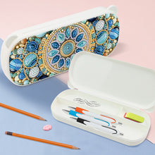 Load image into Gallery viewer, Mandala DIY Diamond Pencil Case Pen Brushes Accessories Travel Pencil Box
