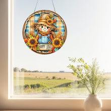 Load image into Gallery viewer, Acrylic 2D Flat Happy Autumn DIY Hanging Diamond Art Kits Wall Door Decor
