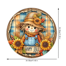 Load image into Gallery viewer, Acrylic 2D Flat Happy Autumn DIY Hanging Diamond Art Kits Wall Door Decor
