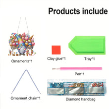 Load image into Gallery viewer, 2D Flat DIY Ice Cream Gnome Diamond Art Pendant Window Hanging Art for Home
