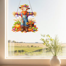 Load image into Gallery viewer, Acrylic Scarecrow 2D Flat DIY Hanging Diamond Art Kits Wall Door Decoration
