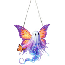Load image into Gallery viewer, Acrylic Butterfly Ghost 2D Flat DIY Hanging Diamond Art Kits Wall Door Decoratio
