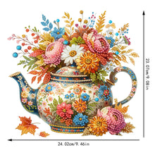 Load image into Gallery viewer, Acrylic Flower Pot 2D Flat DIY Hanging Diamond Art Kits Wall Door Decoration
