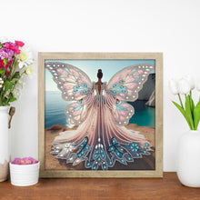 Load image into Gallery viewer, Diamond Painting - Partial Special Shaped - Winged Angel Girl (30*30CM)
