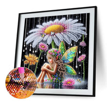Load image into Gallery viewer, Diamond Painting - Partial Special Shaped - Daisy Elf Girl (30*30CM)
