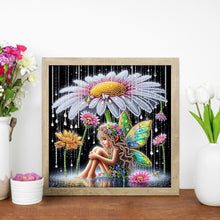 Load image into Gallery viewer, Diamond Painting - Partial Special Shaped - Daisy Elf Girl (30*30CM)
