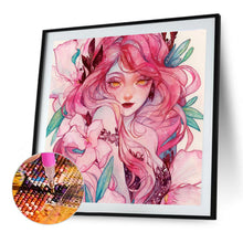 Load image into Gallery viewer, Diamond Painting - Full Round - Flower Girl (40*40CM)
