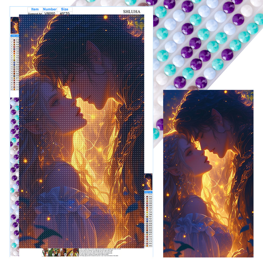 Diamond Painting - Full Round - Fantasy Warrior (40*70CM)