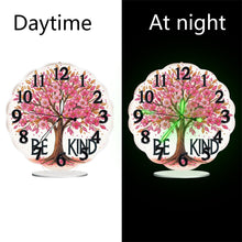 Load image into Gallery viewer, Acrylic Special Shape Tree Of Life Diamond Painting Art Clock Ornaments Kit
