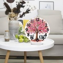 Load image into Gallery viewer, Acrylic Special Shape Tree Of Life Diamond Painting Art Clock Ornaments Kit
