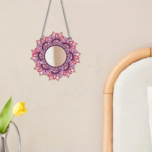 Load image into Gallery viewer, 2D Flat DIY Flowers Hanging Mirror Diamond Art Kits Wall Door Decoration
