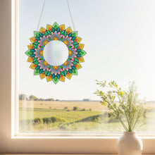 Load image into Gallery viewer, 2D Flat DIY Flowers Hanging Mirror Diamond Art Kits Wall Door Decoration
