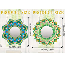 Load image into Gallery viewer, 2D Flat DIY Flowers Hanging Mirror Diamond Art Kits Wall Door Decoration

