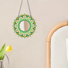 Load image into Gallery viewer, 2D Flat DIY Flowers Hanging Mirror Diamond Art Kits Wall Door Decoration
