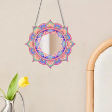 Load image into Gallery viewer, 2D Flat DIY Flowers Hanging Mirror Diamond Art Kits Wall Door Decoration
