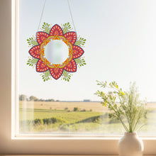 Load image into Gallery viewer, 2D Flat DIY Flowers Hanging Mirror Diamond Art Kits Wall Door Decoration
