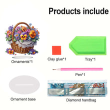 Load image into Gallery viewer, Flower Double Sided Effect Table Top Diamond Painting Ornament Kit(Phalaenopsis)
