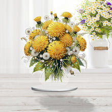 Load image into Gallery viewer, Flower Double Sided Effect Table Top Diamond Painting Ornament Kit (Dandelion)
