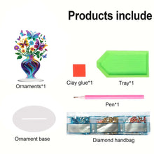 Load image into Gallery viewer, Flower Double Sided Effect Table Top Diamond Painting Ornament Kit (Butterfly)
