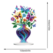 Load image into Gallery viewer, Flower Double Sided Effect Table Top Diamond Painting Ornament Kit (Butterfly)
