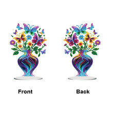 Load image into Gallery viewer, Flower Double Sided Effect Table Top Diamond Painting Ornament Kit (Butterfly)
