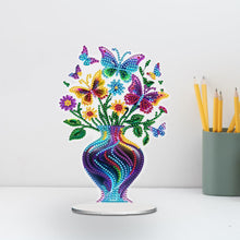 Load image into Gallery viewer, Flower Double Sided Effect Table Top Diamond Painting Ornament Kit (Butterfly)
