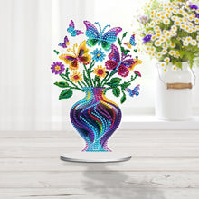 Load image into Gallery viewer, Flower Double Sided Effect Table Top Diamond Painting Ornament Kit (Butterfly)
