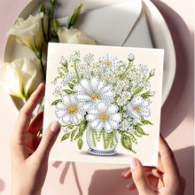 Load image into Gallery viewer, 6PCS Flowers DIY Diamond Art Greeting Cards Congratulations Cards &amp; Gifts
