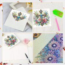 Load image into Gallery viewer, 6PCS Cross DIY Diamond Art Greeting Cards Congratulations Cards &amp; Gifts

