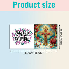 Load image into Gallery viewer, 6PCS Cross DIY Diamond Art Greeting Cards Congratulations Cards &amp; Gifts
