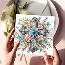 Load image into Gallery viewer, 6PCS Cross DIY Diamond Art Greeting Cards Congratulations Cards &amp; Gifts
