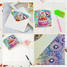 Load image into Gallery viewer, 6PCS Birthday Surprise DIY Diamond Art Greeting Cards Congratulations Cards
