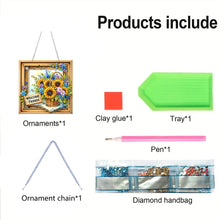 Load image into Gallery viewer, 2D Flat Acrylic DIY Welcome Friends Hanging Diamond Art Kits Wall Door Decoratio

