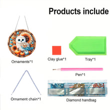 Load image into Gallery viewer, 2D Flat Acrylic DIY Autumn Owl Hanging Diamond Art Kits Wall Door Decoration

