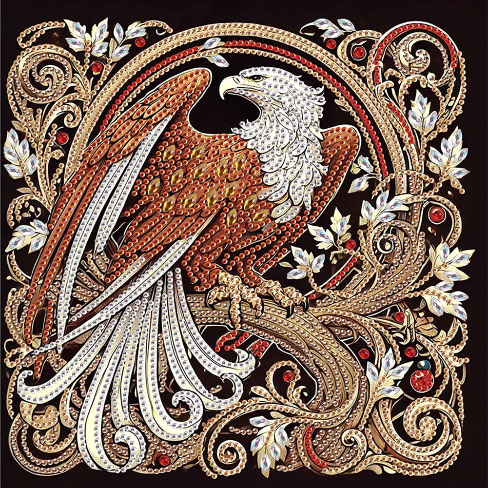 Diamond Painting - Partial Special Shaped - Eagle (30*30CM)