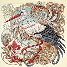 Load image into Gallery viewer, Diamond Painting - Partial Special Shaped - Crane (30*30CM)
