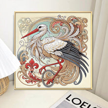 Load image into Gallery viewer, Diamond Painting - Partial Special Shaped - Crane (30*30CM)
