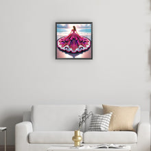 Load image into Gallery viewer, Diamond Painting - Partial Special Shaped - Gorgeous Skirt Girl (30*30CM)
