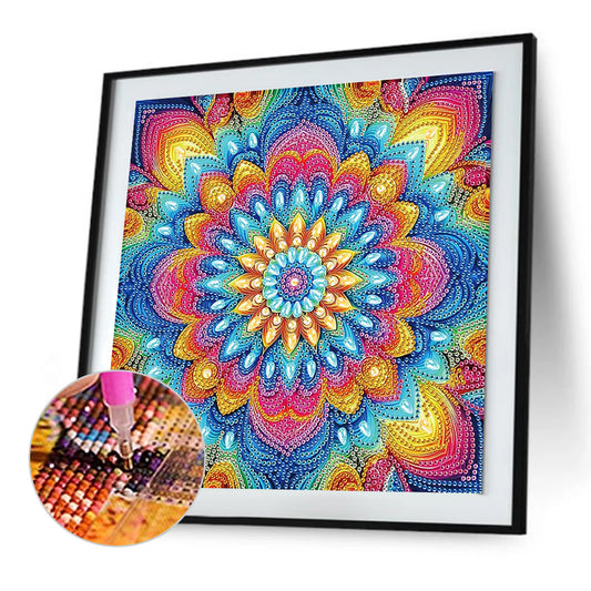 Diamond Painting - Partial Special Shaped - Mandala (30*30CM)