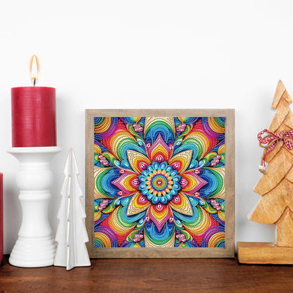 Diamond Painting - Partial Special Shaped - Mandala (30*30CM)