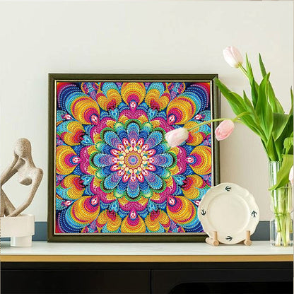 Diamond Painting - Partial Special Shaped - Mandala (30*30CM)